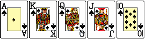 Royal straight flush